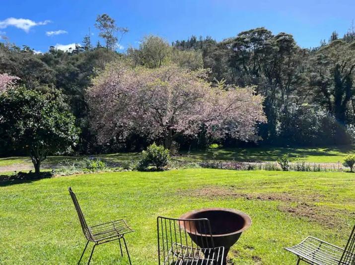 Coromandel Secluded Log Cabin Retreat Hikuai Εξωτερικό φωτογραφία