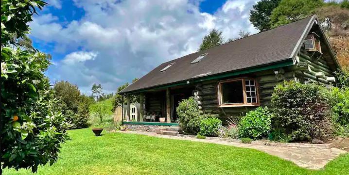 Coromandel Secluded Log Cabin Retreat Hikuai Εξωτερικό φωτογραφία
